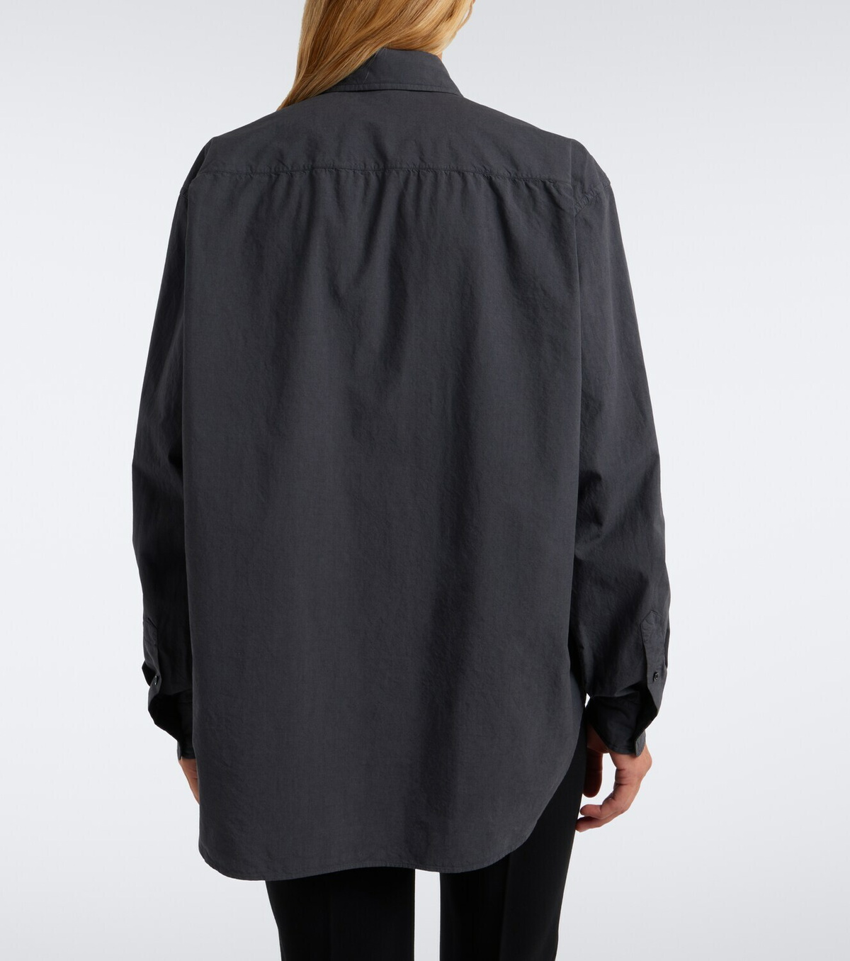 The Row Ludao cotton and silk shirt