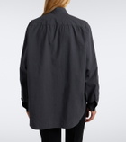 The Row Ludao cotton and silk shirt