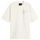 END. Coastal Fish Bar By The Sea T-Shirt in Ecru