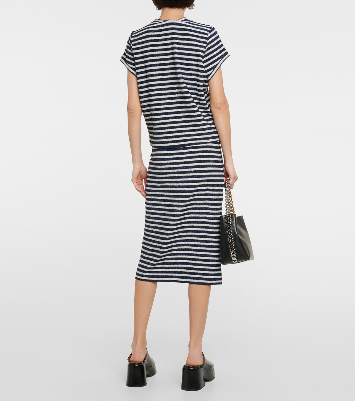 Dorothee Schumacher Endless Shimmer striped jersey top