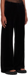 Balenciaga Black Wide-Leg Trousers