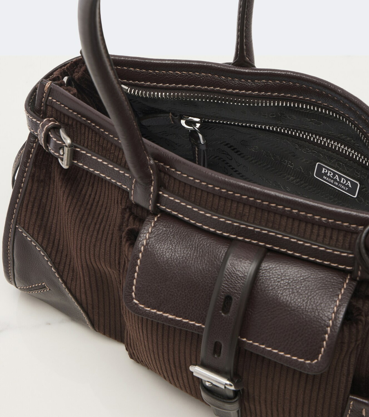 Prada Prada Bonnie Medium corduroy shoulder bag