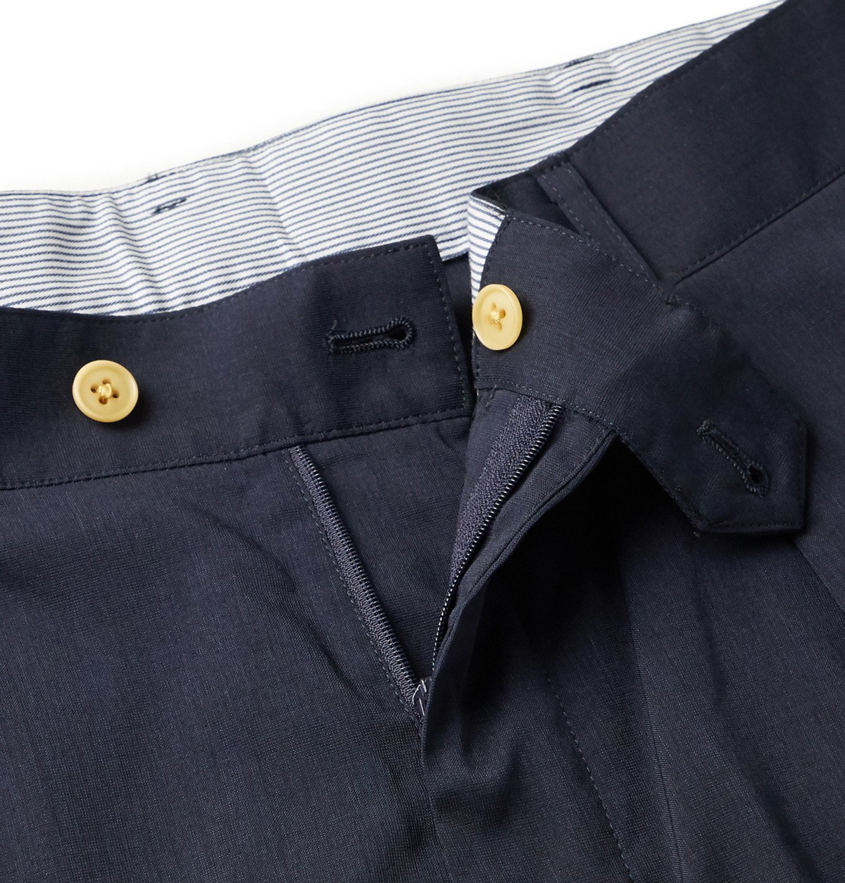 J.Press - Pleated SOLOTEX Shorts - Blue