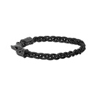 Emanuele Bicocchi Black Tiny Braided Bracelet