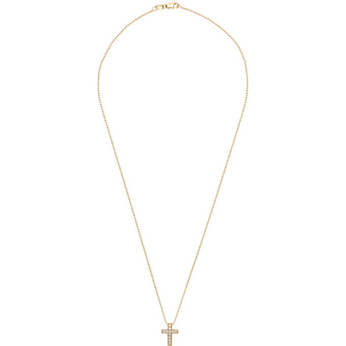 Photo: Dsquared2 Gold Cross Necklace
