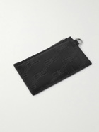 Balenciaga - Logo-Debossed Leather Zipped Cardholder with Lanyard