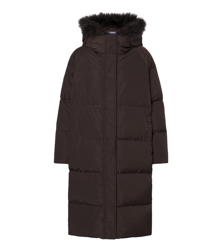 Photo: Yves Salomon Shearling-trimmed down coat