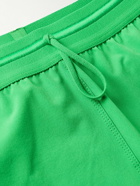 DISTRICT VISION - Sri Chinmoy Centre Mula Slim-Fit Logo-Print Stretch-Shell Shorts - Green