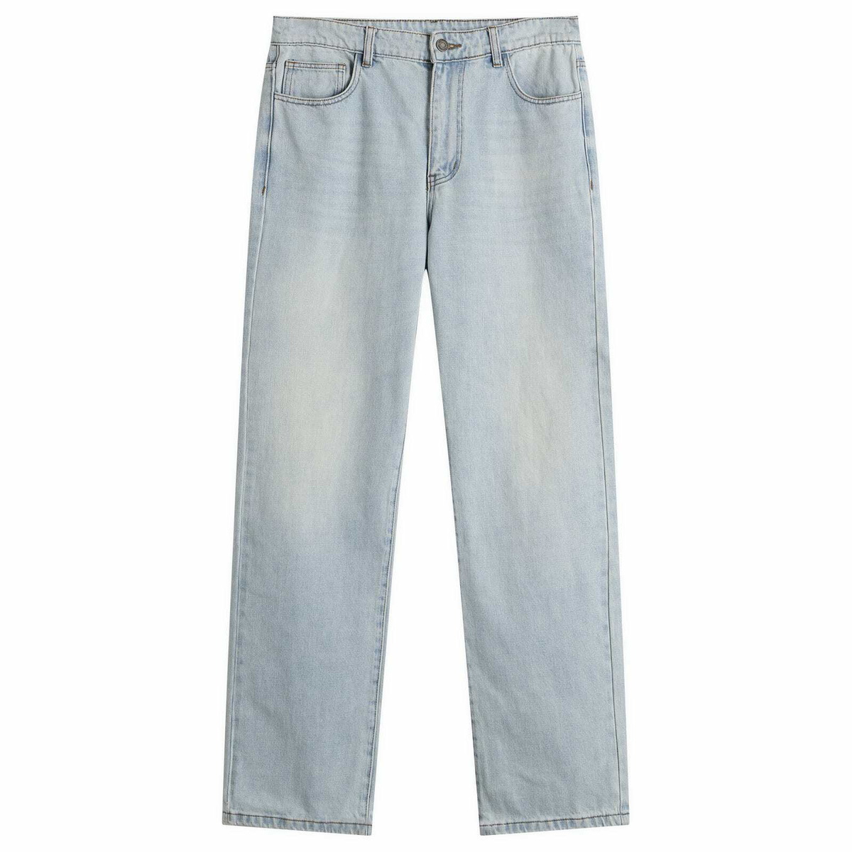 ANNIE HOOD Men's Hood Denim Jeans in Washed Blue