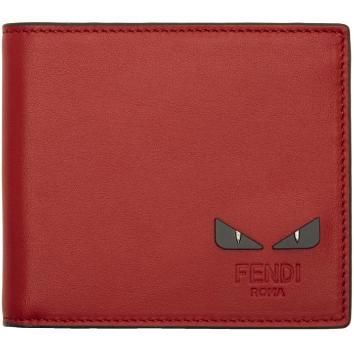 Photo: Fendi Red Bag Bugs Wallet