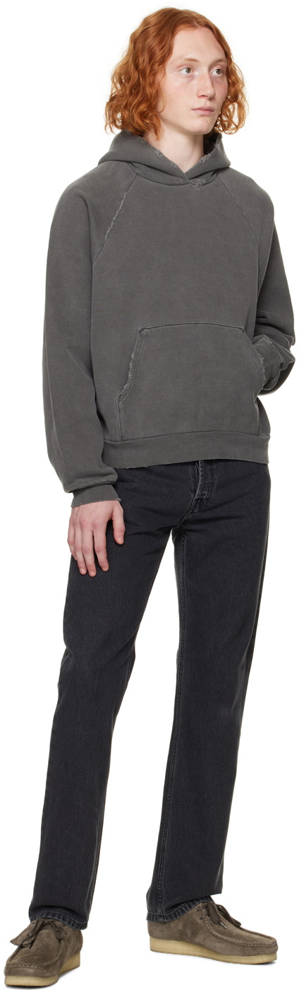 John Elliott Gray Folsom Hoodie