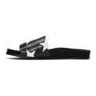 Stella McCartney Black and White Star Slides