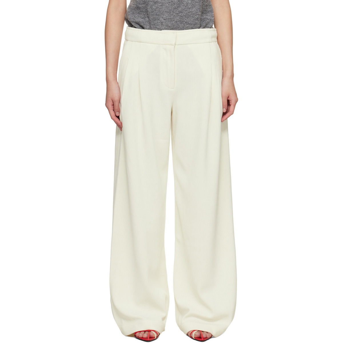 Proenza Schouler Off-White Proenza Schouler White Label Aria Trousers