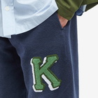 Kenzo Men's K Logo Sweat Pant in Midnight Blue