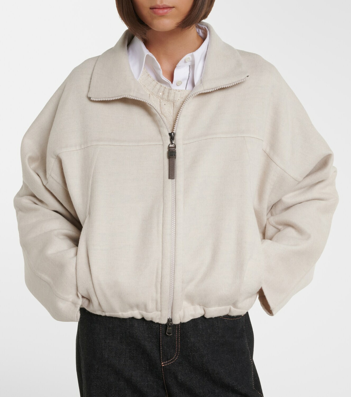 Brunello Cucinelli Monili virgin wool jacket