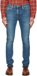 Nudie Jeans Blue Lean Dean Jeans