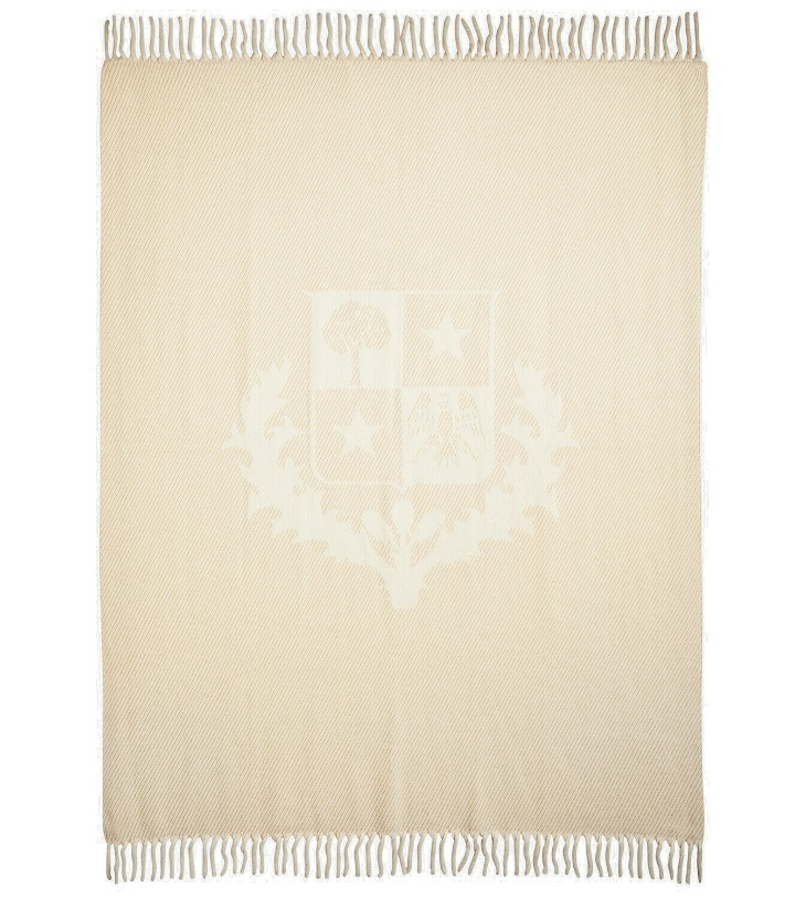 Photo: Loro Piana - Logo cashmere blanket
