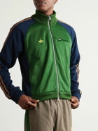 adidas Originals - Brain Dead Striped Printed Cotton-Blend Tech-Jersey Track Jacket - Green