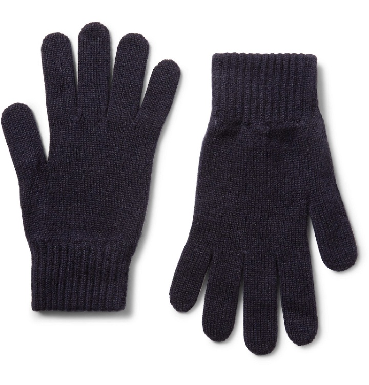 Photo: Johnstons of Elgin - Cashmere Gloves - Blue