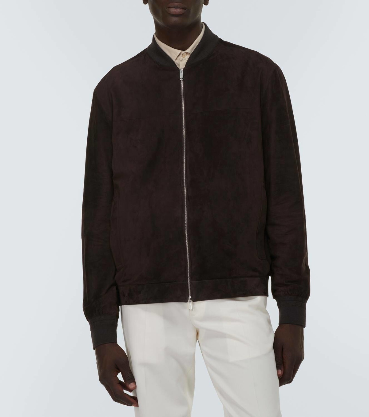 Zegna Suede bomber jacket Zegna