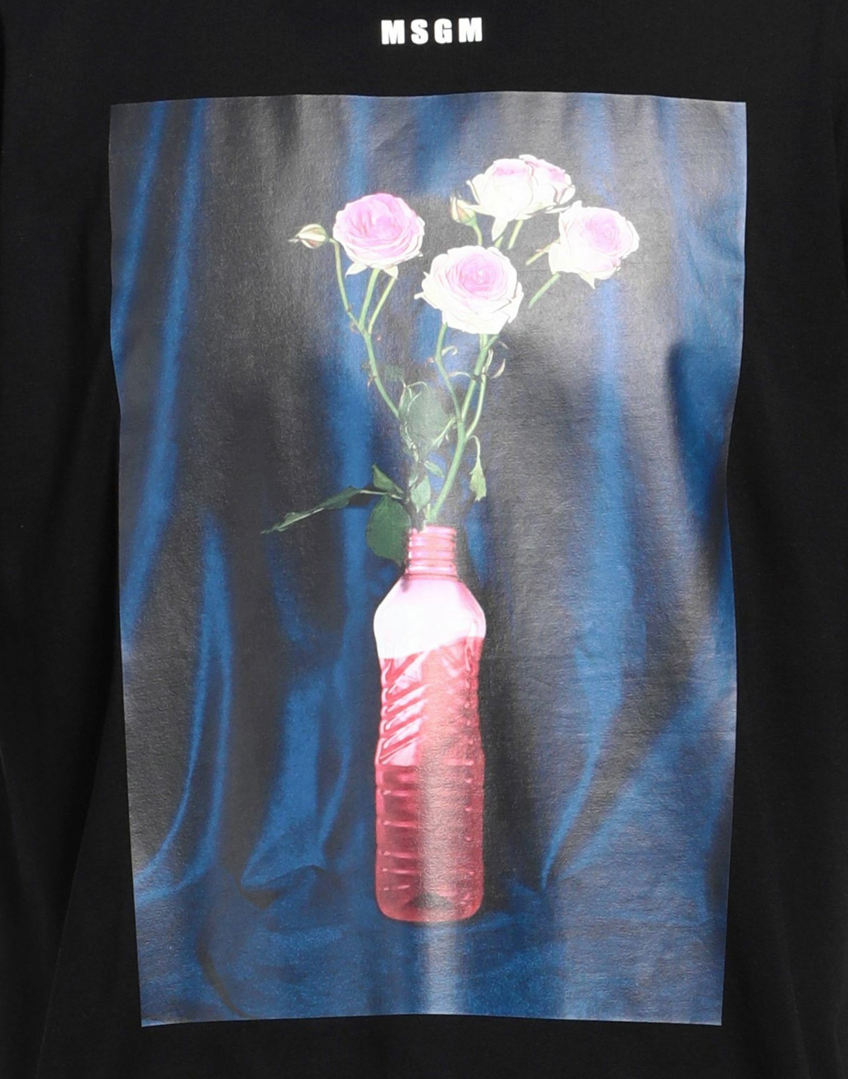 Msgm Mens T-shirt in Black