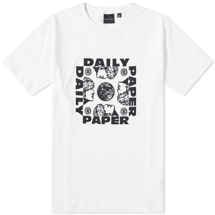 Photo: Daily Paper Men's Parvis Logo T-Shirt in White