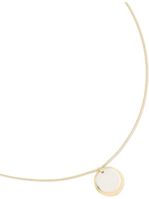 Photo: A.P.C. - Eloi Gold- and Silver-Tone Pendant Necklace