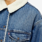 Levi's Women's 90s Sherpa Denim Trucker Jacket in After School Sitcom