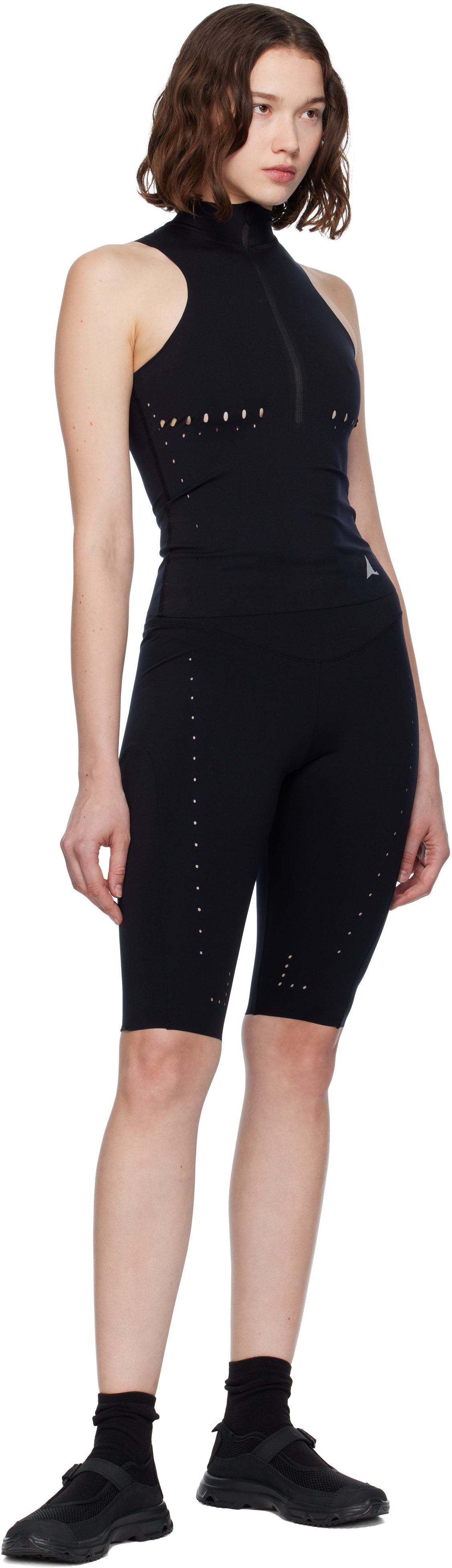 ROA Black Compression Sport Top