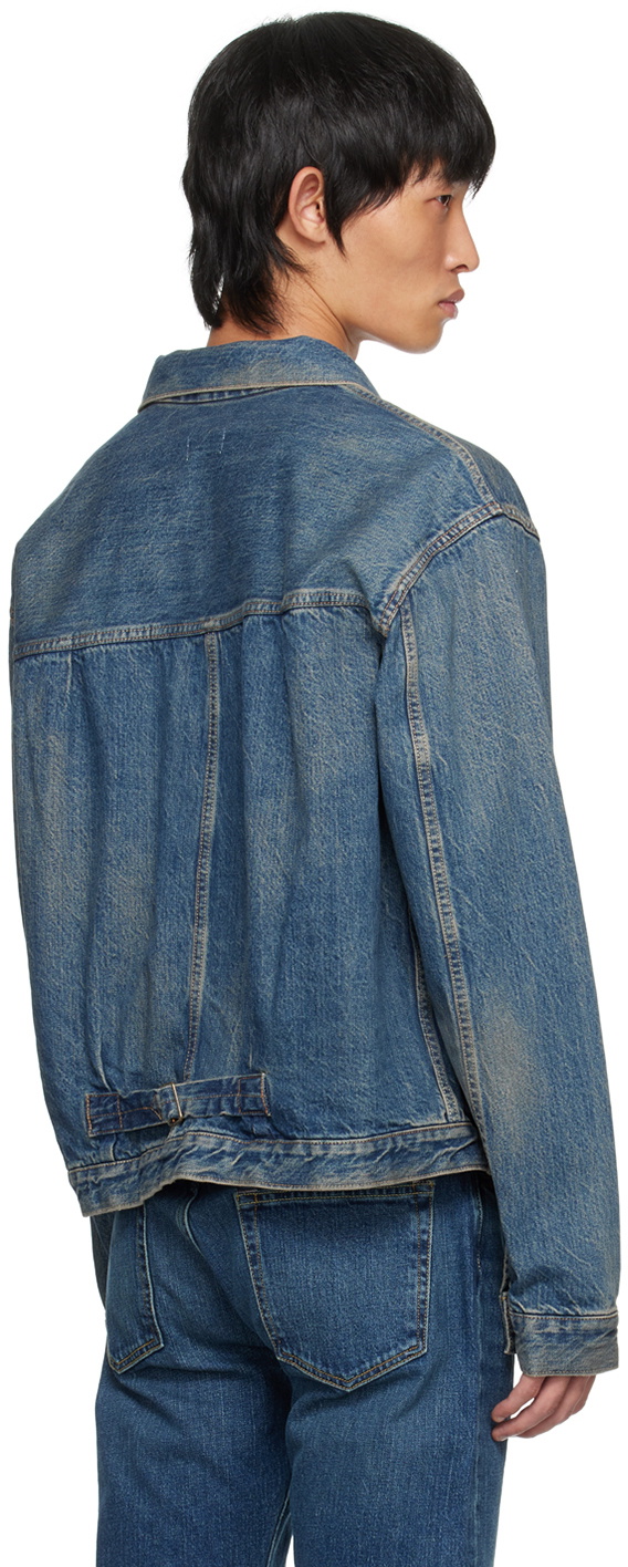 Re/Done Blue 1946 Selvedge Type 1 Denim Jacket