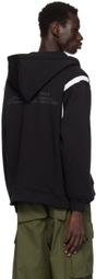 DEVÁ STATES Black Epaulette Hoodie