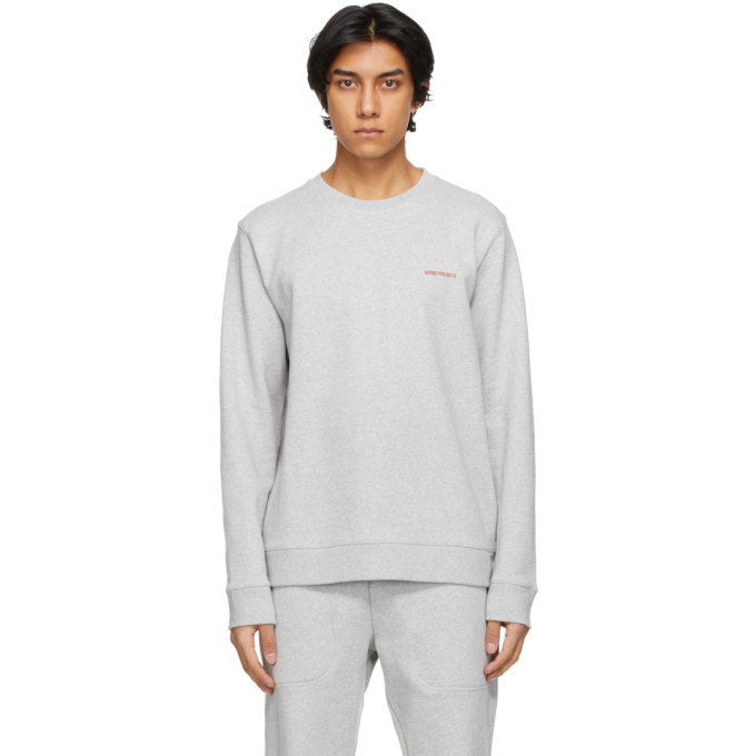 Photo: Norse Projects Grey Vagn Logo Sweatshirt