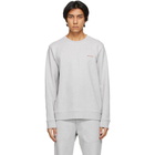 Norse Projects Grey Vagn Logo Sweatshirt