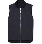 Mr P. - Padded Wool-Blend Gilet - Blue