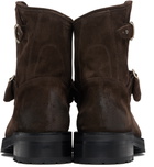 Second/Layer Brown Rider Boots