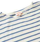 Armor Lux - Striped Cotton-Jersey T-Shirt - Blue