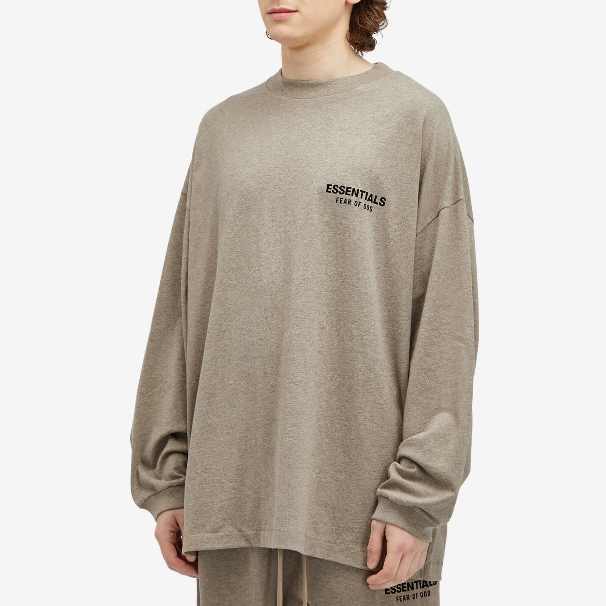 Fear of God ESSENTIALS Men's Core Logo Jersey Long Sleeve T