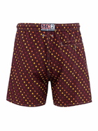 MC2 Saint Barth Man Lightweight Fabric Swim-shorts Lighting Micro Fantasy With Roma Print | As Roma Special Edition