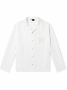 LOEWE - Paula's Ibiza Broderie Anglaise-Trimmed Linen Shirt - White