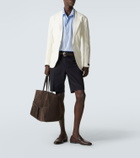 Zegna Cotton and linen shorts