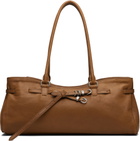 MARGESHERWOOD Tan Soft Grandma Shoulder Bag