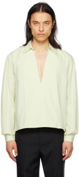 Steven Passaro Green V-Neck Shirt