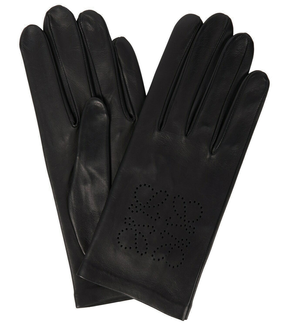 Loewe leather discount gloves