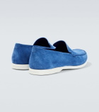 Manolo Blahnik Monaco suede loafers