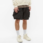 GOOPiMADE Men's “DP-4” Multi-Pocket Utility Short in Black