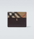 Burberry Burberry Check leather card holder