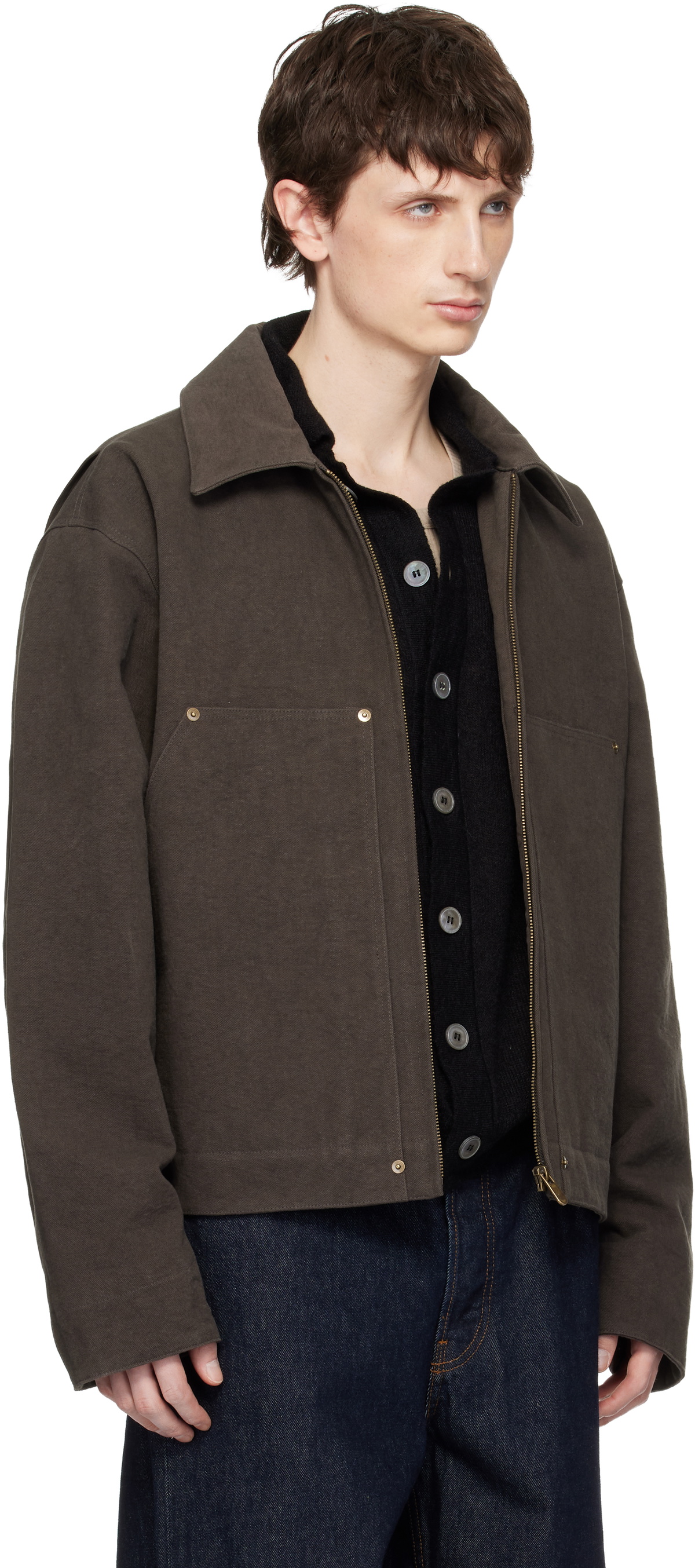 Seventh Brown Worker Jacket