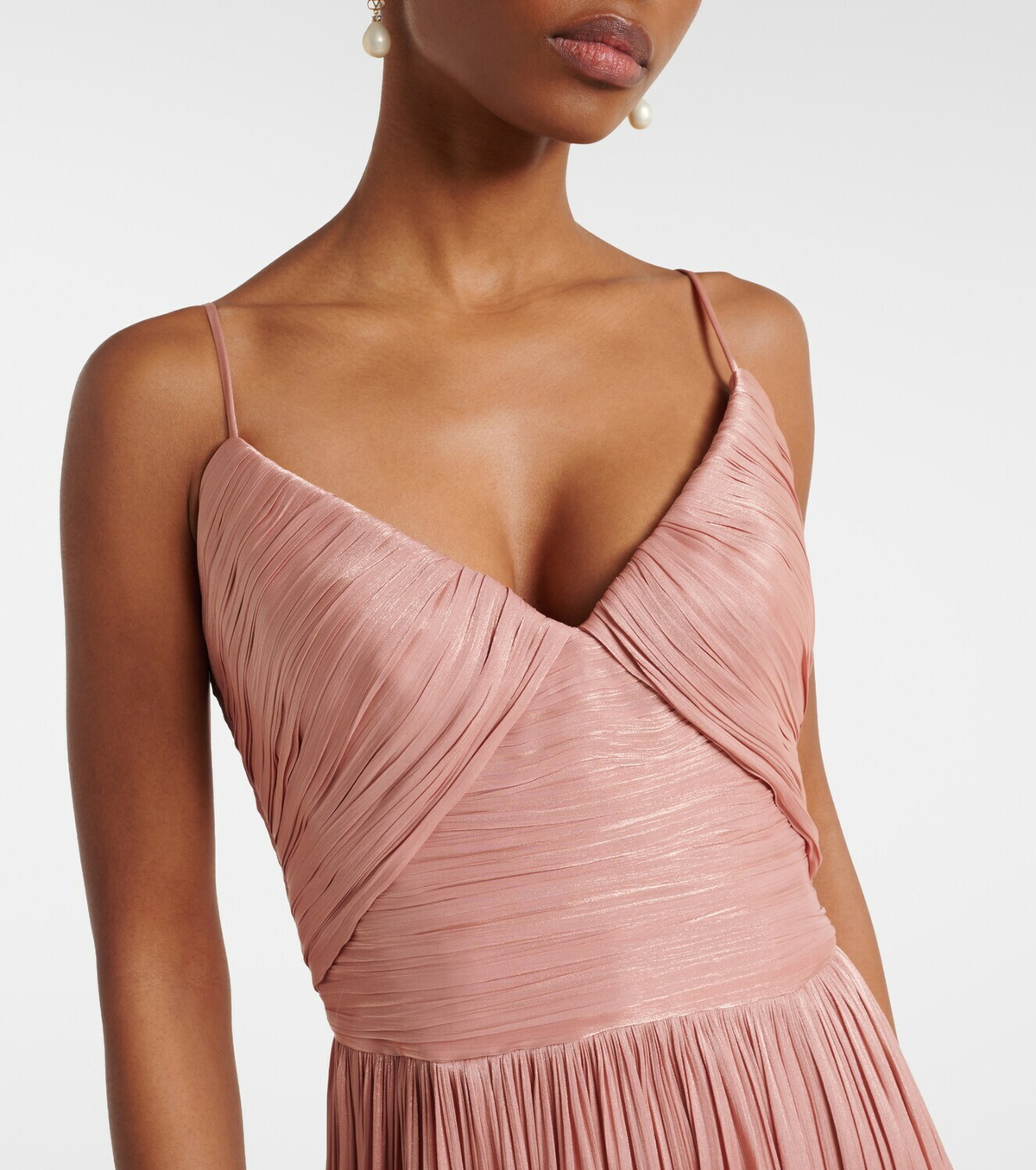 Costarellos Pleated gown