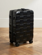 Bottega Veneta - Odyssey 55cm Leather-Trimmed Intrecciato Polycarbonate Suitcase
