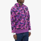 Fred Perry x BAPE Popover Hoody in Purple